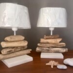 Mme SEANTONI et ses création d'objets décos à partir de bois flotté