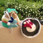 Mme VINET créatrice de sacs, corbeilles pochettes et besaces en textiles divers et crochet